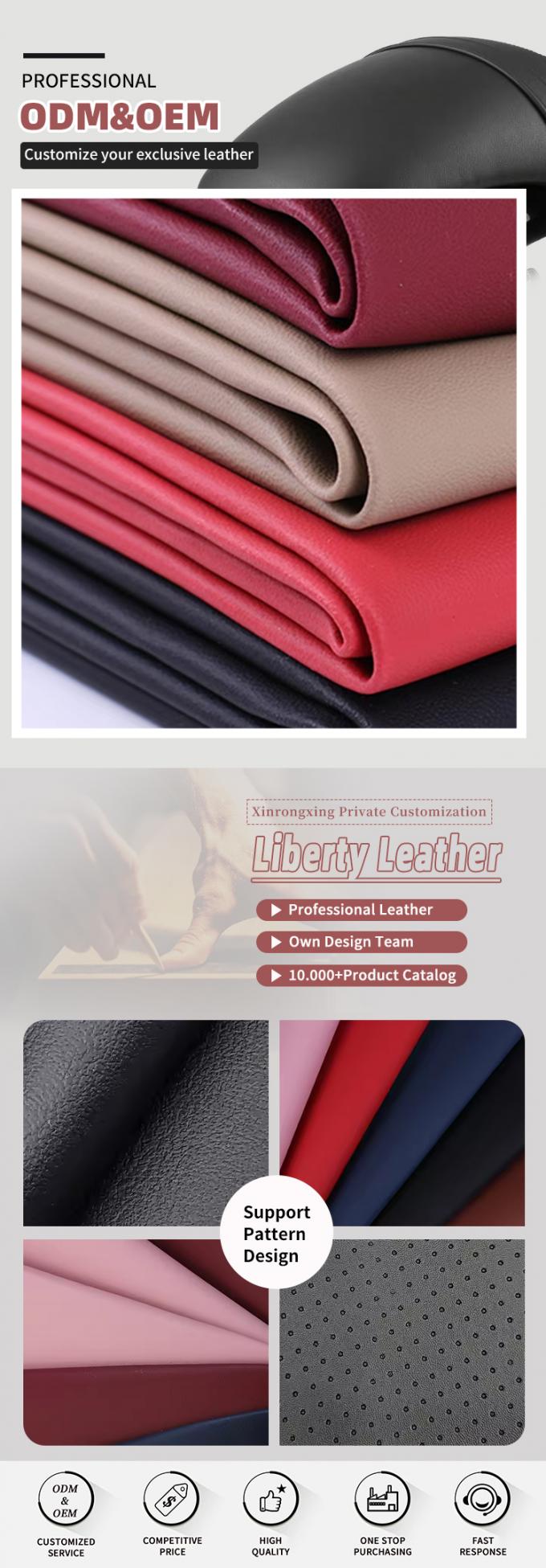 PVC Abrasion-Resistant Synthetic Leather for Car Seat Covers 4