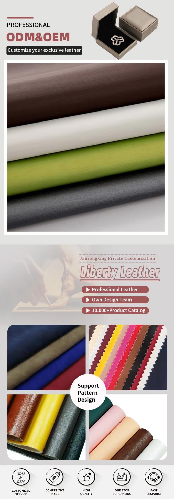 PU 0.5 Nonwoven Silk Plain Leather Wallet Box Shoes Ntoebook Photo Album Leather Fabric Synthetic Faux Leather 4