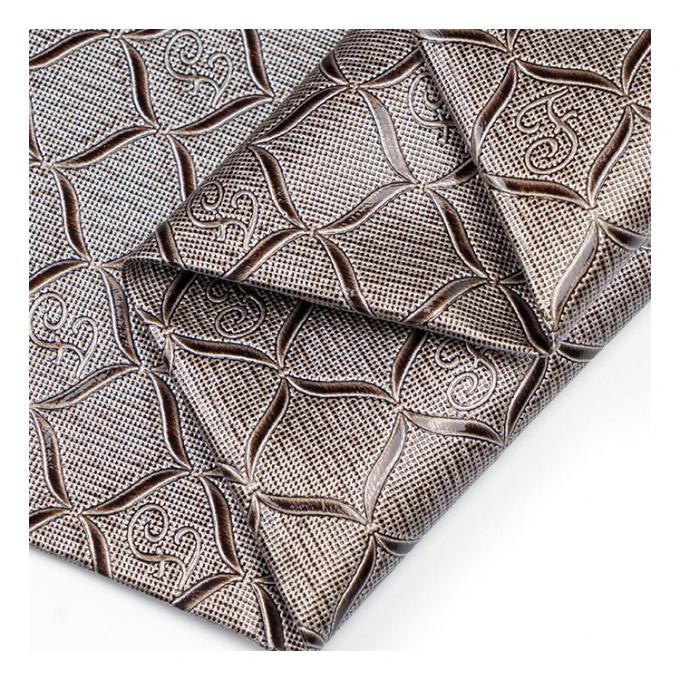 Spot Wholesale Pvc Bright Geometric Pattern Artificial Synthetic Leather Packaging Wallet Box Notebook Faux Leather Fabric 11