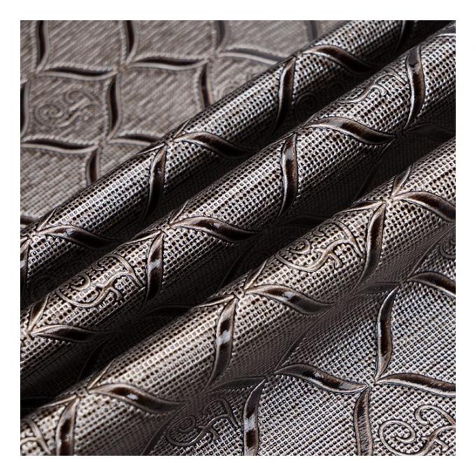 Spot Wholesale Pvc Bright Geometric Pattern Artificial Synthetic Leather Packaging Wallet Box Notebook Faux Leather Fabric 14