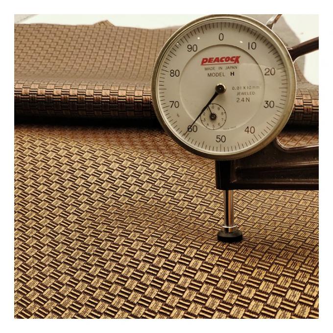 Wholesale Pvc Antique Brass Weave Pattern Artificial Synthetic Leather Packaging Wallet Box Shoes Notebook Faux Leather Fabric 11