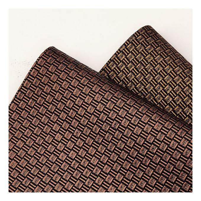 Wholesale Pvc Antique Brass Weave Pattern Artificial Synthetic Leather Packaging Wallet Box Shoes Notebook Faux Leather Fabric 14