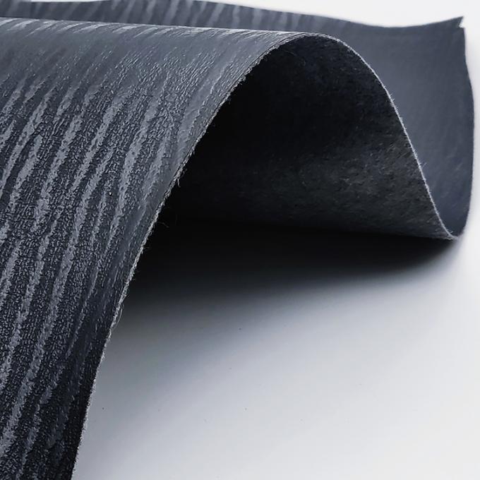 Wholesale Pvc Stripe Leather Artificial Synthetic Leather Wood Print Packaging Wallet Box Shoes Notebook Faux Leather Fabric 12