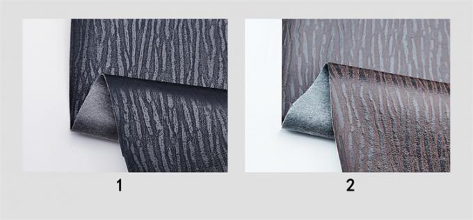 Wholesale Pvc Stripe Leather Artificial Synthetic Leather Wood Print Packaging Wallet Box Shoes Notebook Faux Leather Fabric 15