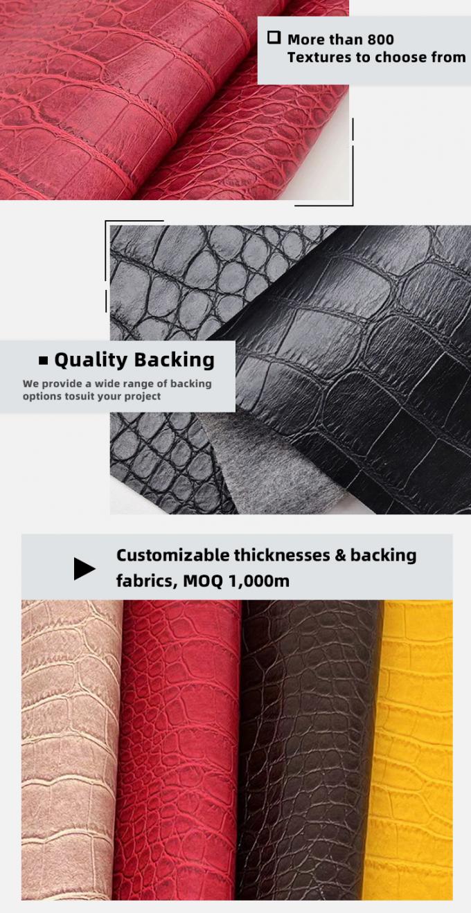 Pvc Bamboo Grain Artificial Synthetic Leather Wallet Box Shoes Ntoebook Faux Leather Fabric 5