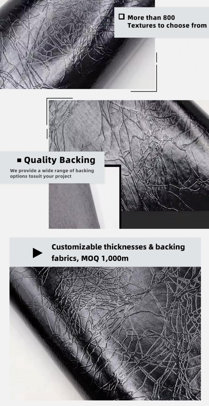 Wholesale PVC Highlights of 006 Highlights lightning Grain Pattern Artificial Synthetic Leather Wallet Box Shoes Notebook Fabric 5