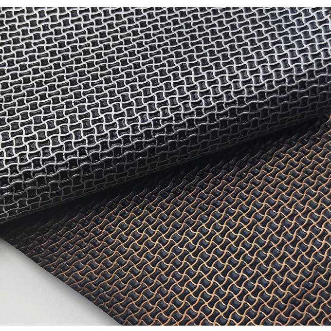 PVC Golden Silk Wire Grain Geometric Pattern Synthetic Artificial Leather Shoes Bags Notebook Decorate Placemat Leather Fabric 7