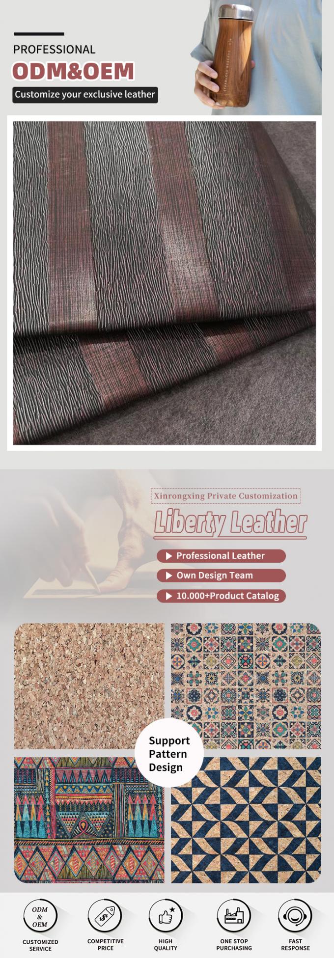 Pearly Lustre Pvc Wood Grain Pattern Artificial Synthetic Leather Background Wall Wallet Box Shoes Notebook Leather Fabric 4