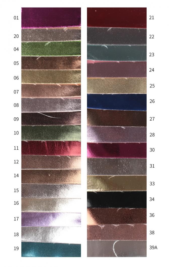 Metal Film PU R61 Sheep Grain Synthetic Leather Clothing Wallet Box Shoes Bag Notebook Faux Leather Fabric 11