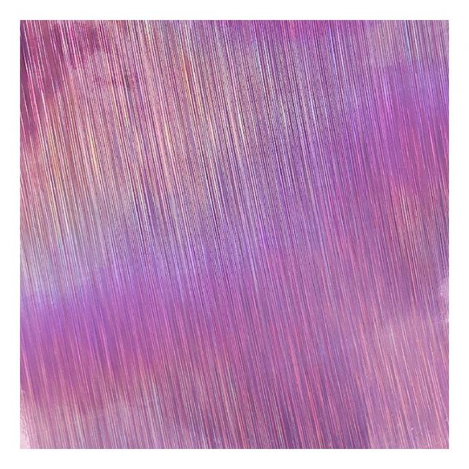 Rainbow Pu Holographic Wire-drawing Figure Embossed Artificial Faux Leather Shoes Vanity Case Handbag Notebook Leather Fabric 10