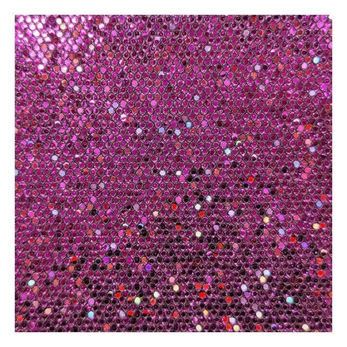 Wholesale Mesh Glitter Fabric Synthetic Artificial Faux Leather Shoes Phone Shell Vanity Case Handbag Notebook Leather Fabric 10