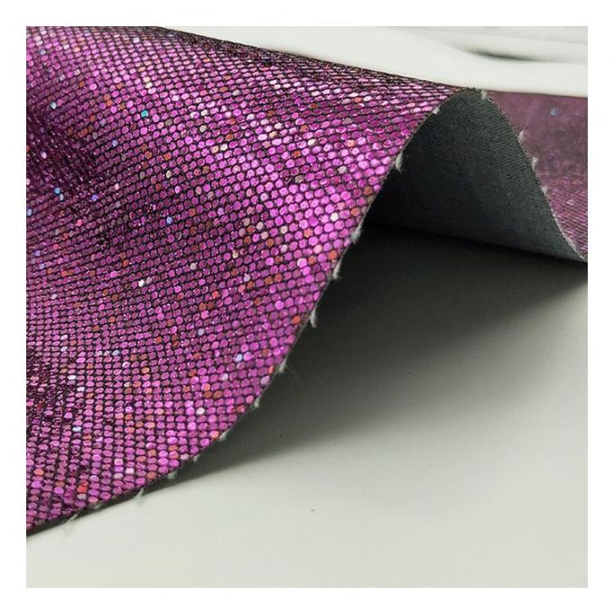 Wholesale Mesh Glitter Fabric Synthetic Artificial Faux Leather Shoes Phone Shell Vanity Case Handbag Notebook Leather Fabric 16