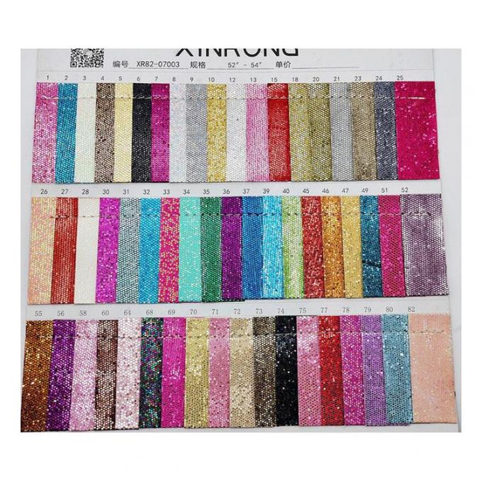 Wholesale Mesh Glitter Fabric Synthetic Artificial Faux Leather Shoes Phone Shell Vanity Case Handbag Notebook Leather Fabric 19