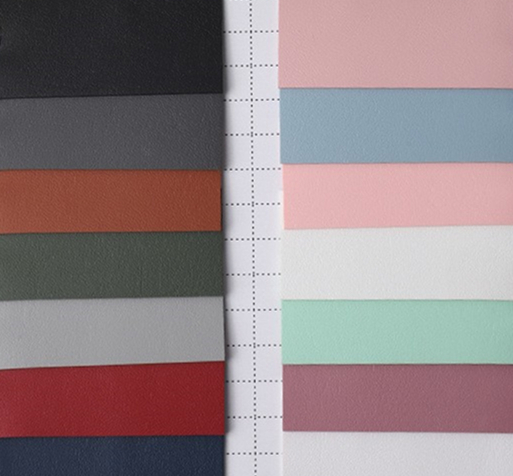 Semi PU 1.3mm Grind Arenaceous Grain Synthetic Leather Wallet Case Shoes Notebook Table Mat Leather Fabric 9