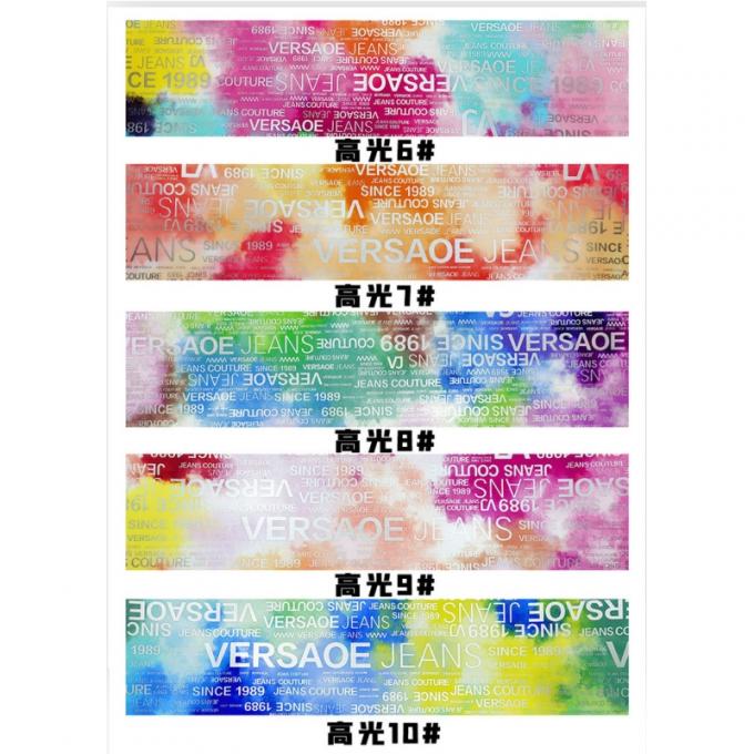 PU Rainbow Letter Print Magazine Design Synthetic Leather Waterproof Faux Leather Fabric for Luggage Bag Cosmetic Furniture/Sofa 11