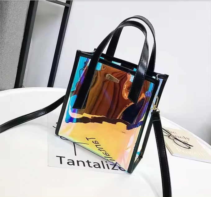 PU Rainbow Letter Print Magazine Design Synthetic Leather Waterproof Faux Leather Fabric for Luggage Bag Cosmetic Furniture/Sofa 14