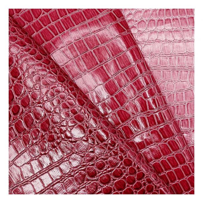 High Gloss Stone Pattern Pvc Synthetic Leather Animal Pattern Shoes Bags and Bags Faux Leather Fabric 14