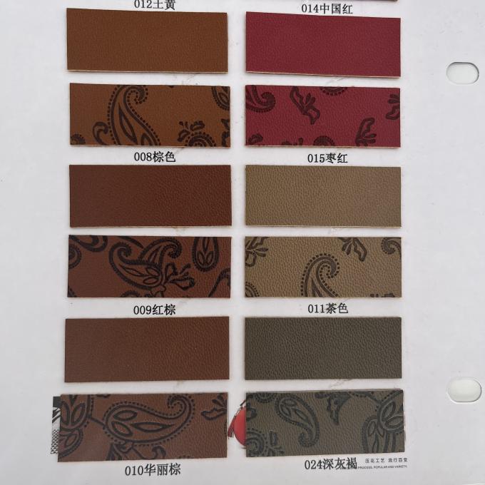 PU Pressed Synthetic Leather for Shoe Bag Package Table Mat Synthetic Faux Leather Fabric 11
