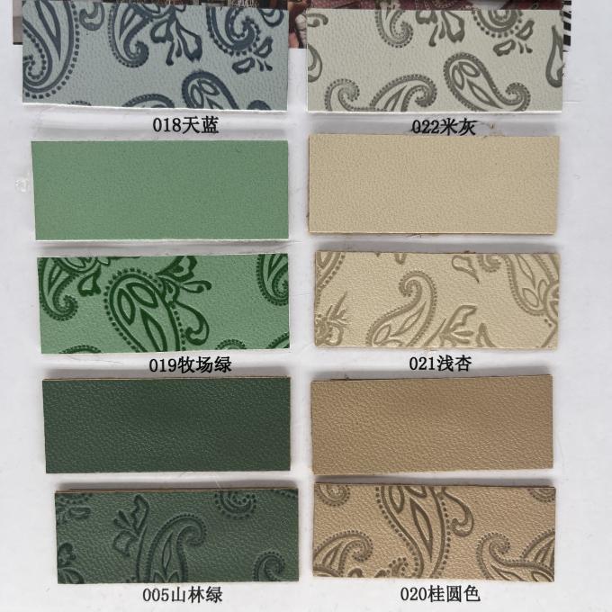 PU Pressed Synthetic Leather for Shoe Bag Package Table Mat Synthetic Faux Leather Fabric 13