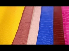 Pvc Crocodile Grain Artificial Synthetic Leather Wallet Box Shoes Ntoebook Faux Leather Fabric