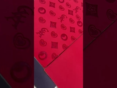 PU Pressed Synthetic Leather for Shoe Bag Package Table Mat Synthetic Faux Leather Fabric