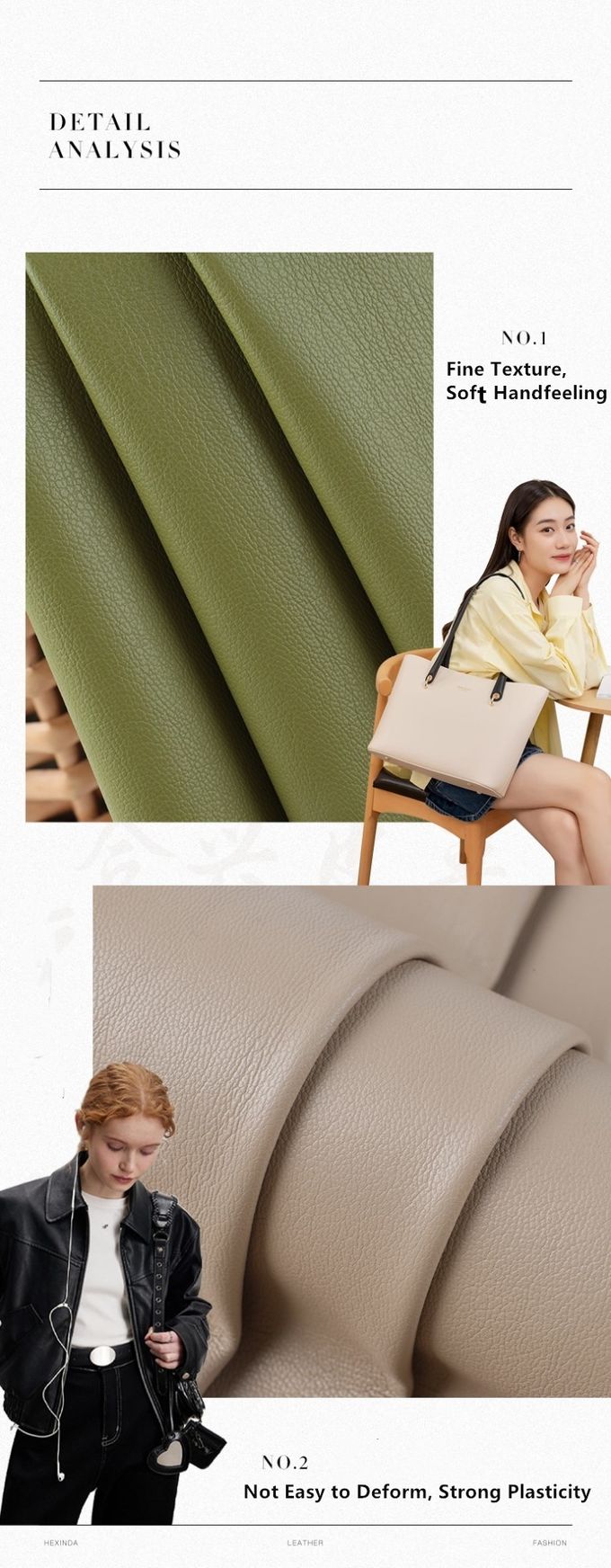 Da lộn vải giả da PU cho quần áo cảm giác mịn màng 2